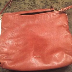 Brown coach purse